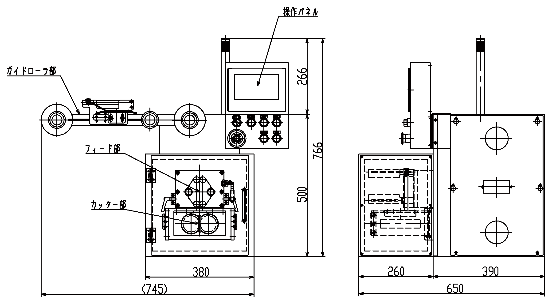 NR-700標準外観図